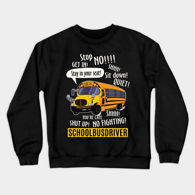 Bus Driver Life Crewneck Sweatshirt by JohnstonParrishE8NYy